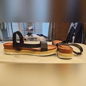 Platform Sandals- only worn a few times!